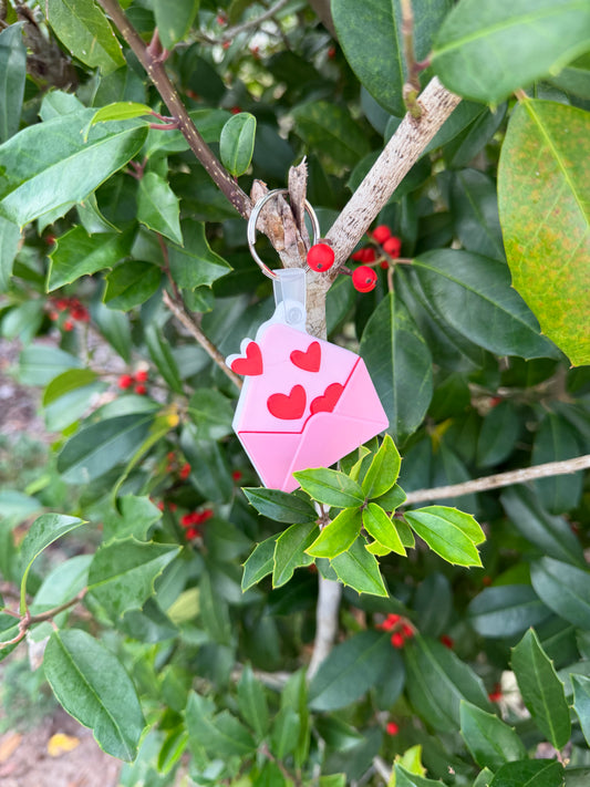 Valentine’s Day NFC Keychain | Love Letter NFC Keychain | Custom Digital Message Keychain | Romantic Gift for Him or Her