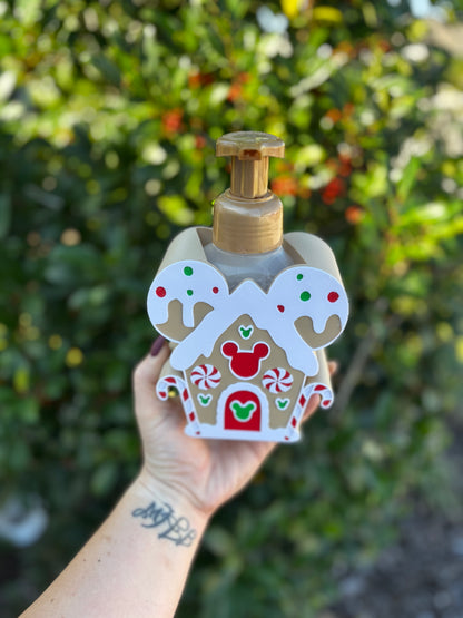 Mouse Gingerbread House Bath & Body Works Soap Dispenser Holder