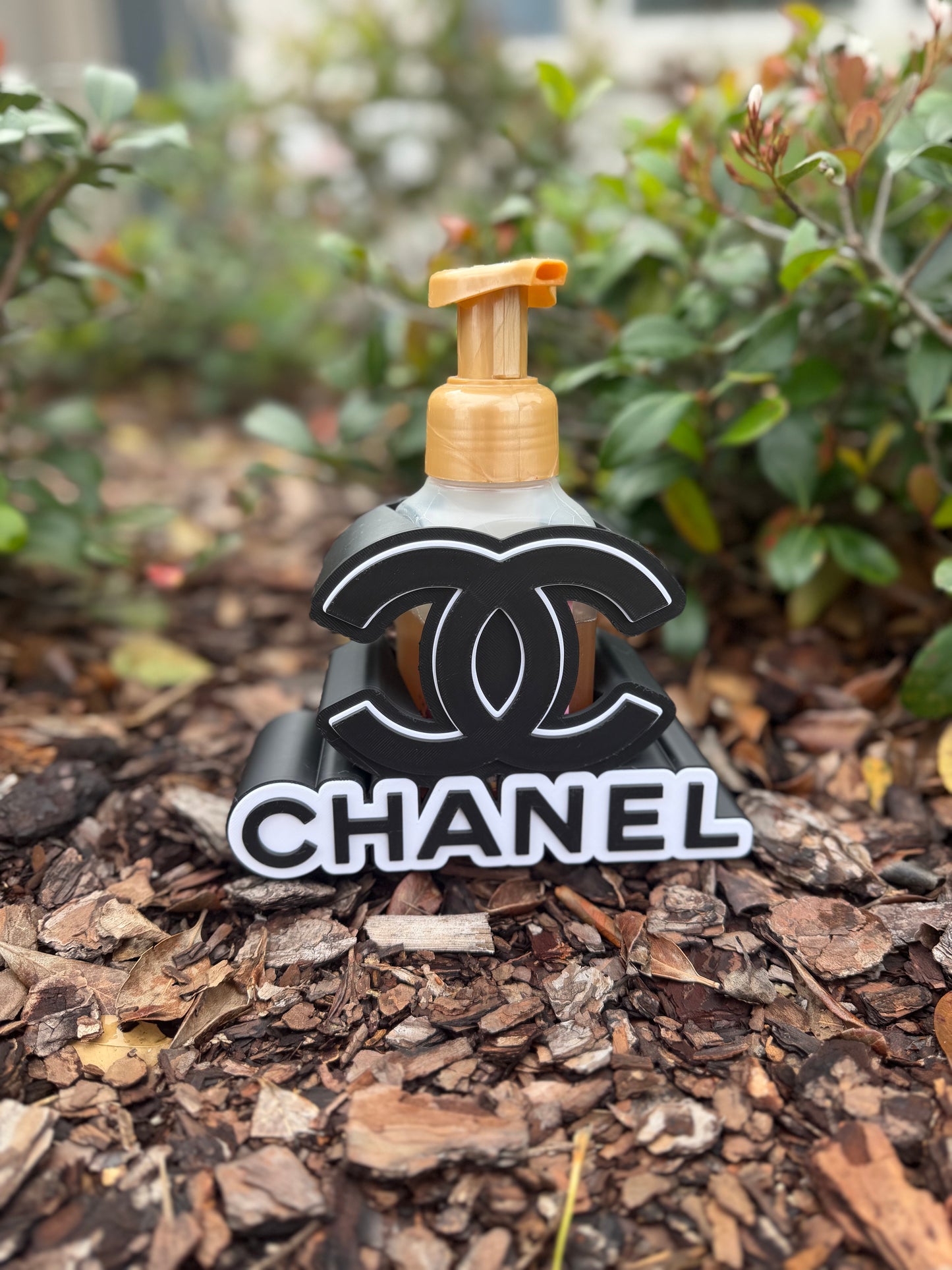Luxury Inspired Designer Soap Holder | High-End Glam Bathroom Decor | Fits Bath & Body Works Foaming Soap