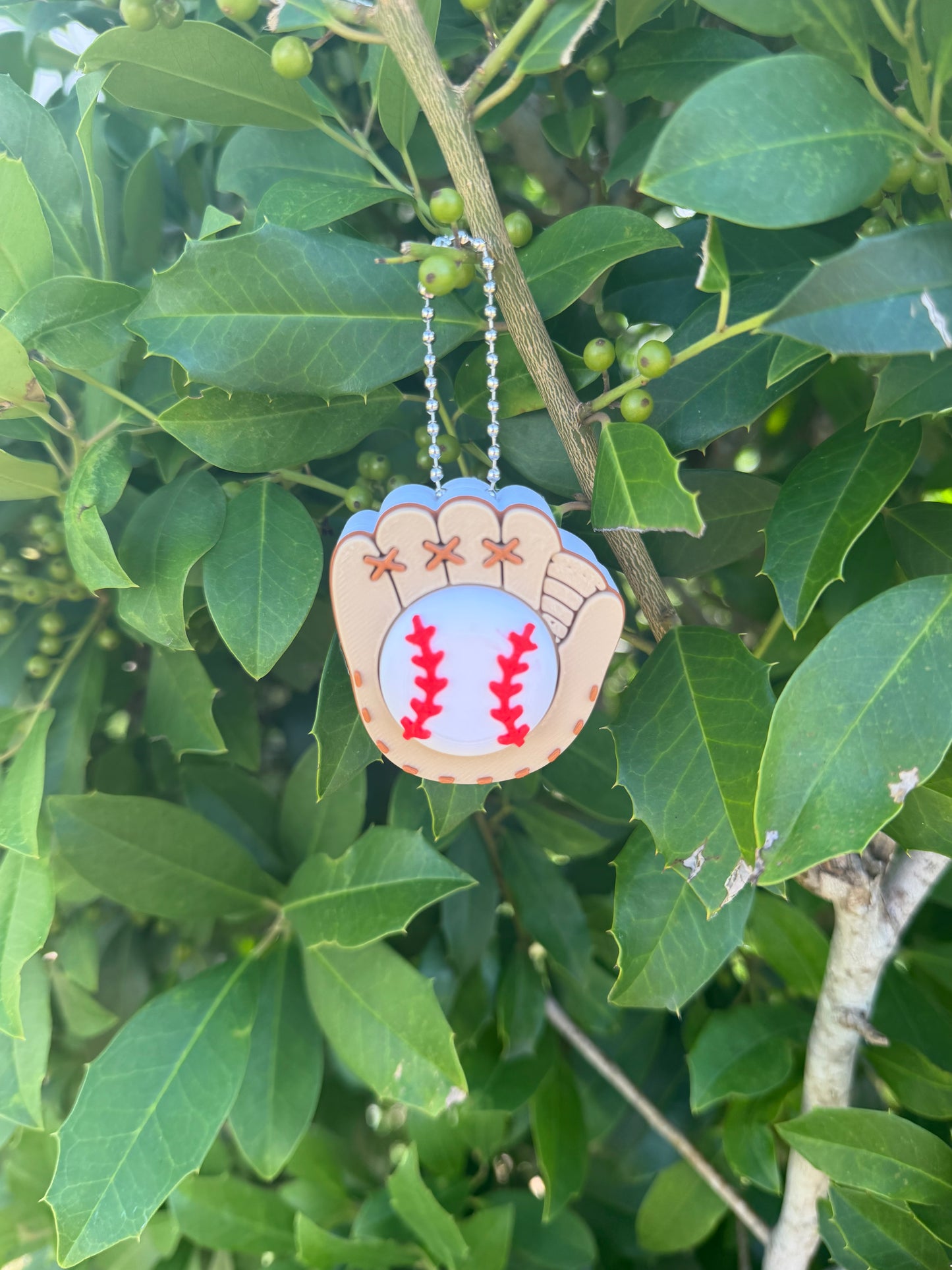 Baseball Glove Clicker Keychain | Baseball Fidget Clicker | 3D Printed Baseball Gift | Sports Keychain | Sensory Clicker | Baseball Team Gift