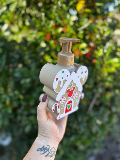 Mouse Gingerbread House Bath & Body Works Soap Dispenser Holder