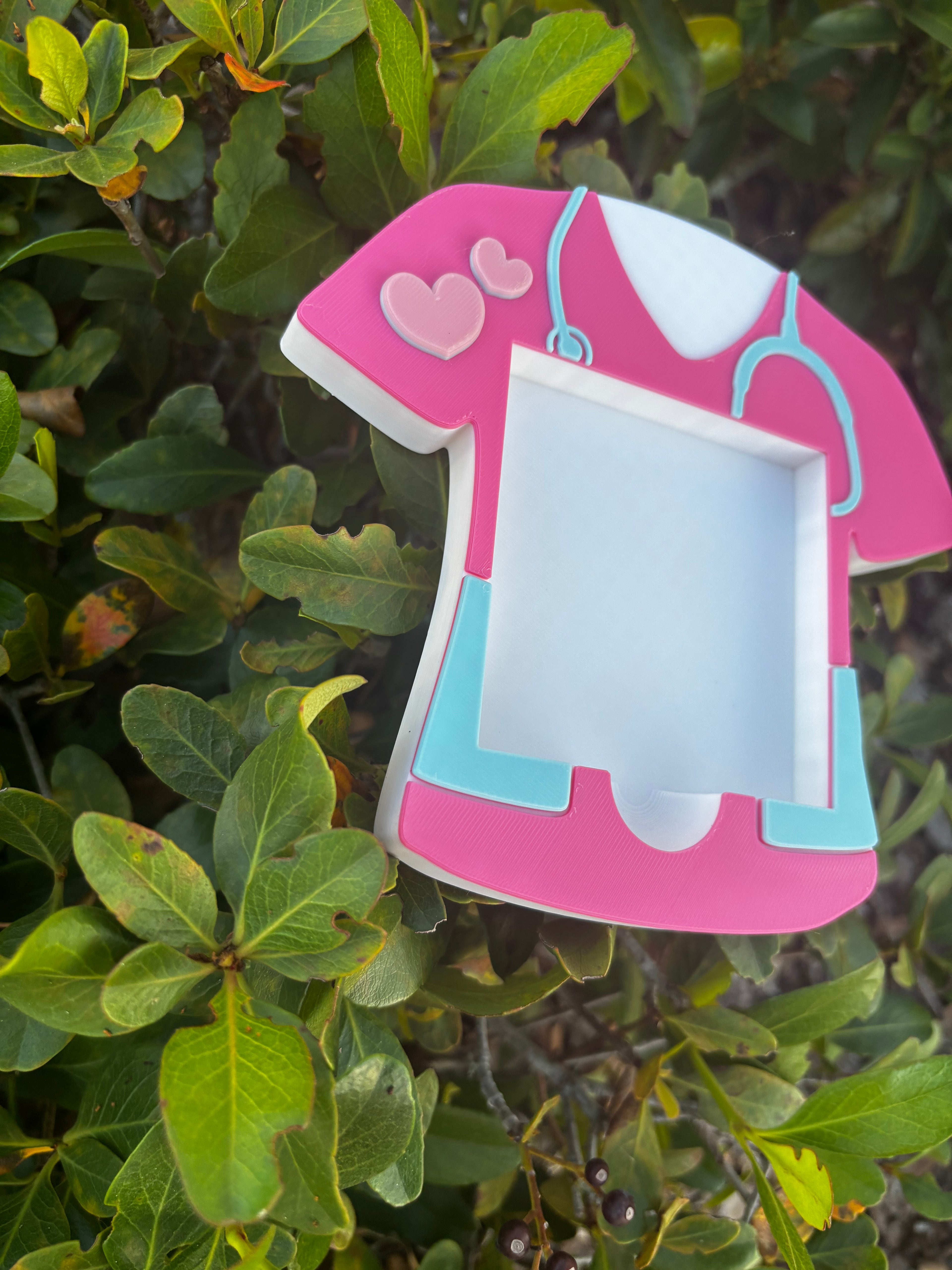 Scrub Top Notepad Holder