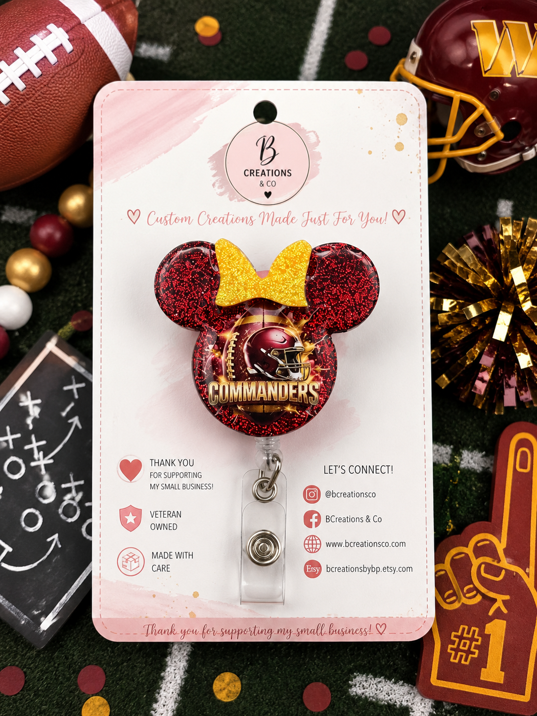 NFL Minnie Badge Reels