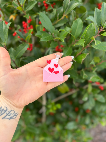 Valentine’s Day NFC Keychain | Love Letter NFC Keychain | Custom Digital Message Keychain | Romantic Gift for Him or Her