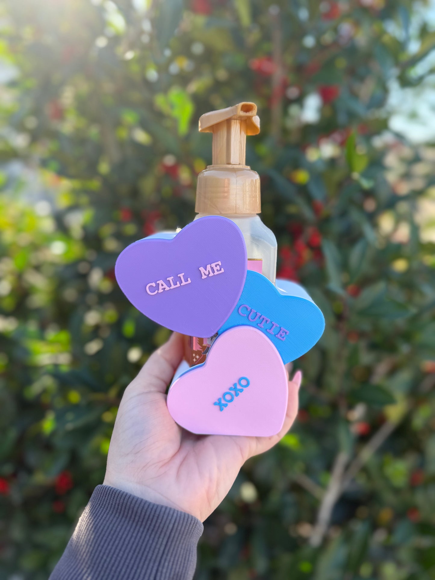 Valentine’s Candy Heart Soap Holder | Bath & Body Works Soap Holder | Candy Conversation Hearts | Valentine Bathroom Decor