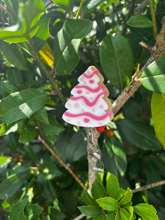 Christmas Cake Badge Reel