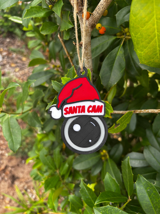 Santa Cam Ornament