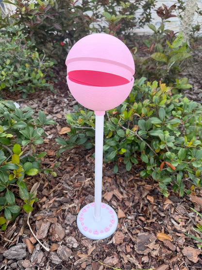 Oversized Fillable Lollipop Container | Giant Candy Lollipop Prop | Valentine’s Day Decor | Party Favor Holder | Custom Candy Display