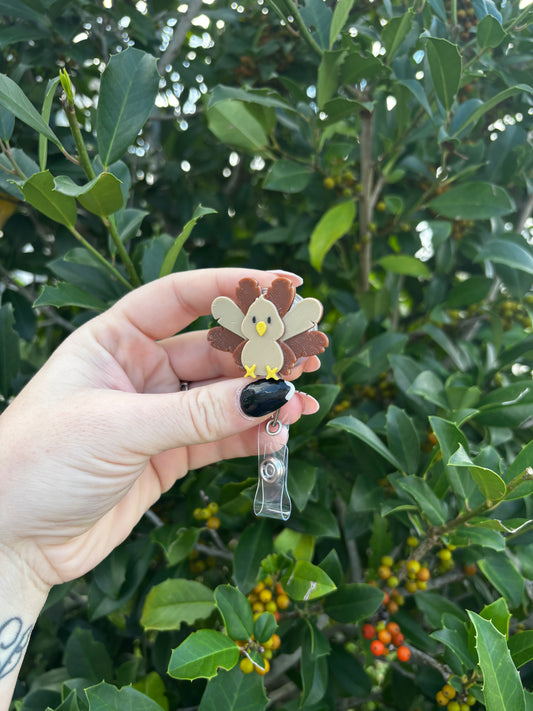 Thanksgiving Turkey Badge Reel