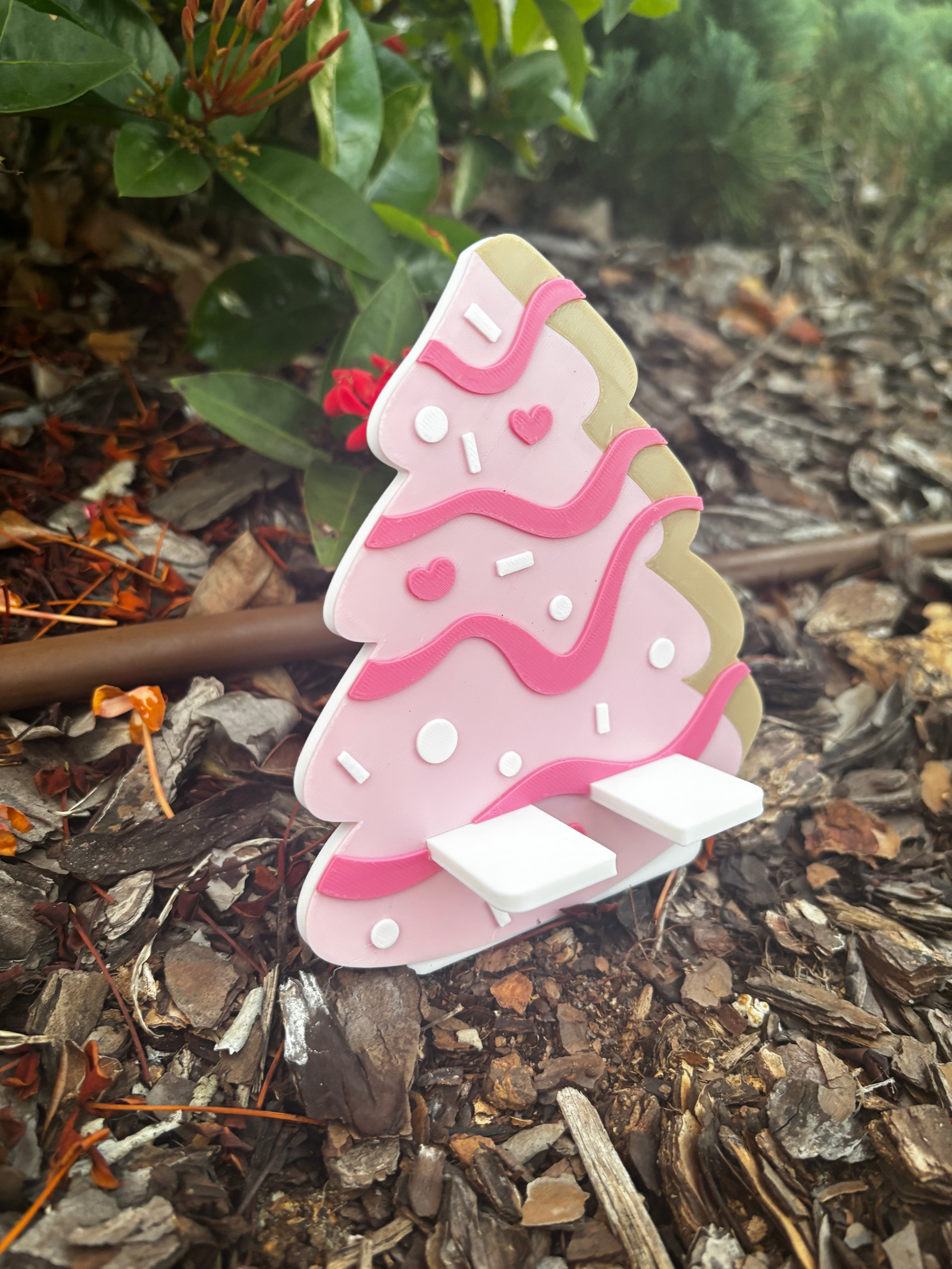 Christmas Cake Phone Holder