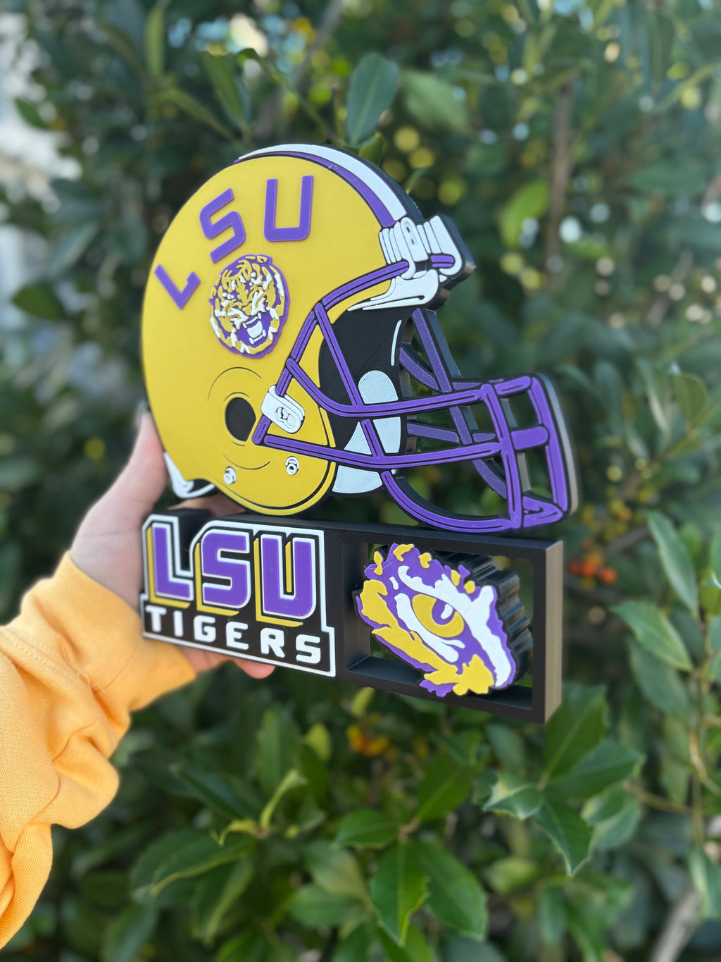 LSU Tigers Football Desk/Table Stand