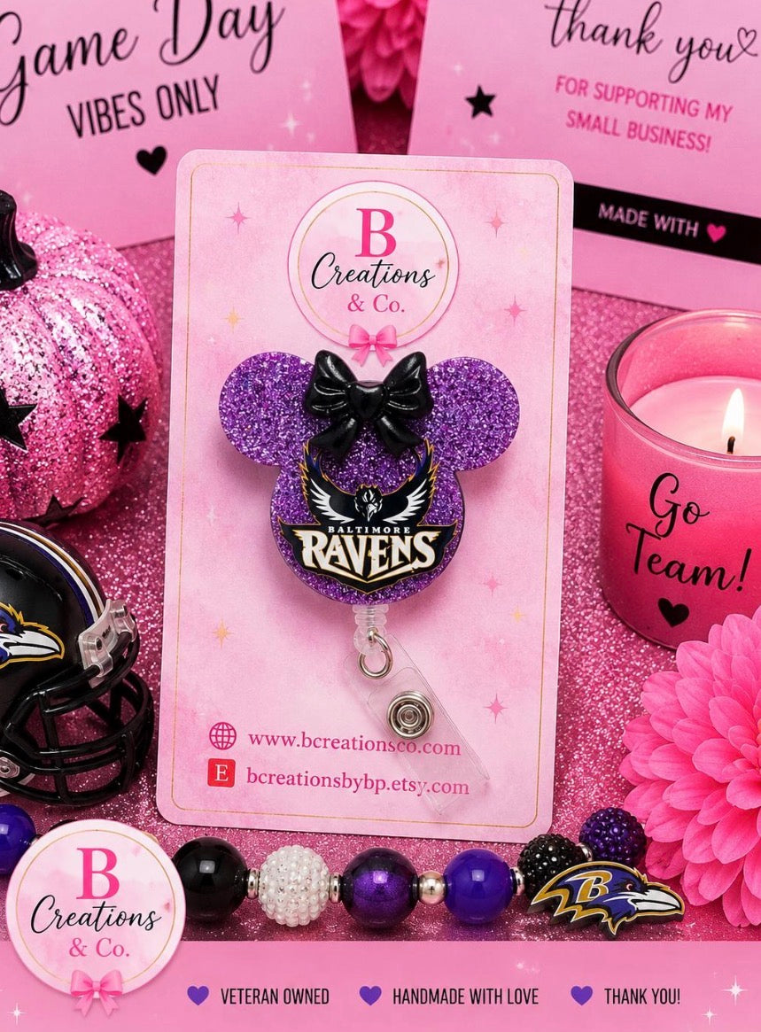 NFL Minnie Badge Reels