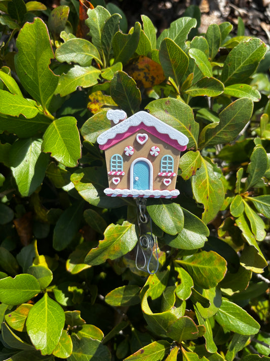 Christmas Gingerbread House Badge Reel