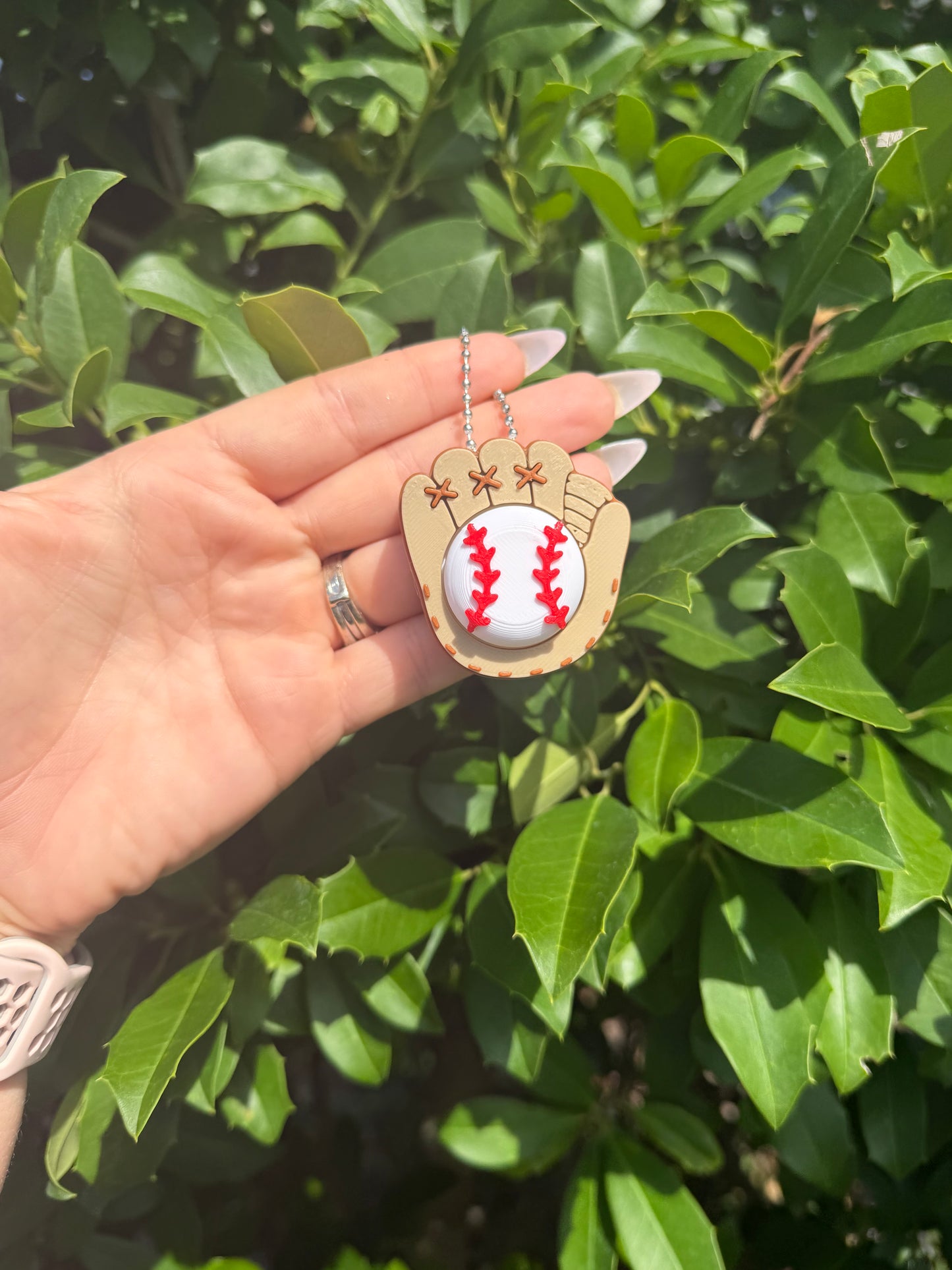 Baseball Glove Clicker Keychain | Baseball Fidget Clicker | 3D Printed Baseball Gift | Sports Keychain | Sensory Clicker | Baseball Team Gift