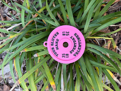 Valentine’s Day Gym Keychain | Weight Plate & Dumbbell Keychain | Fitness Lover Gift | Custom Color Combo | Gym Valentine Gift