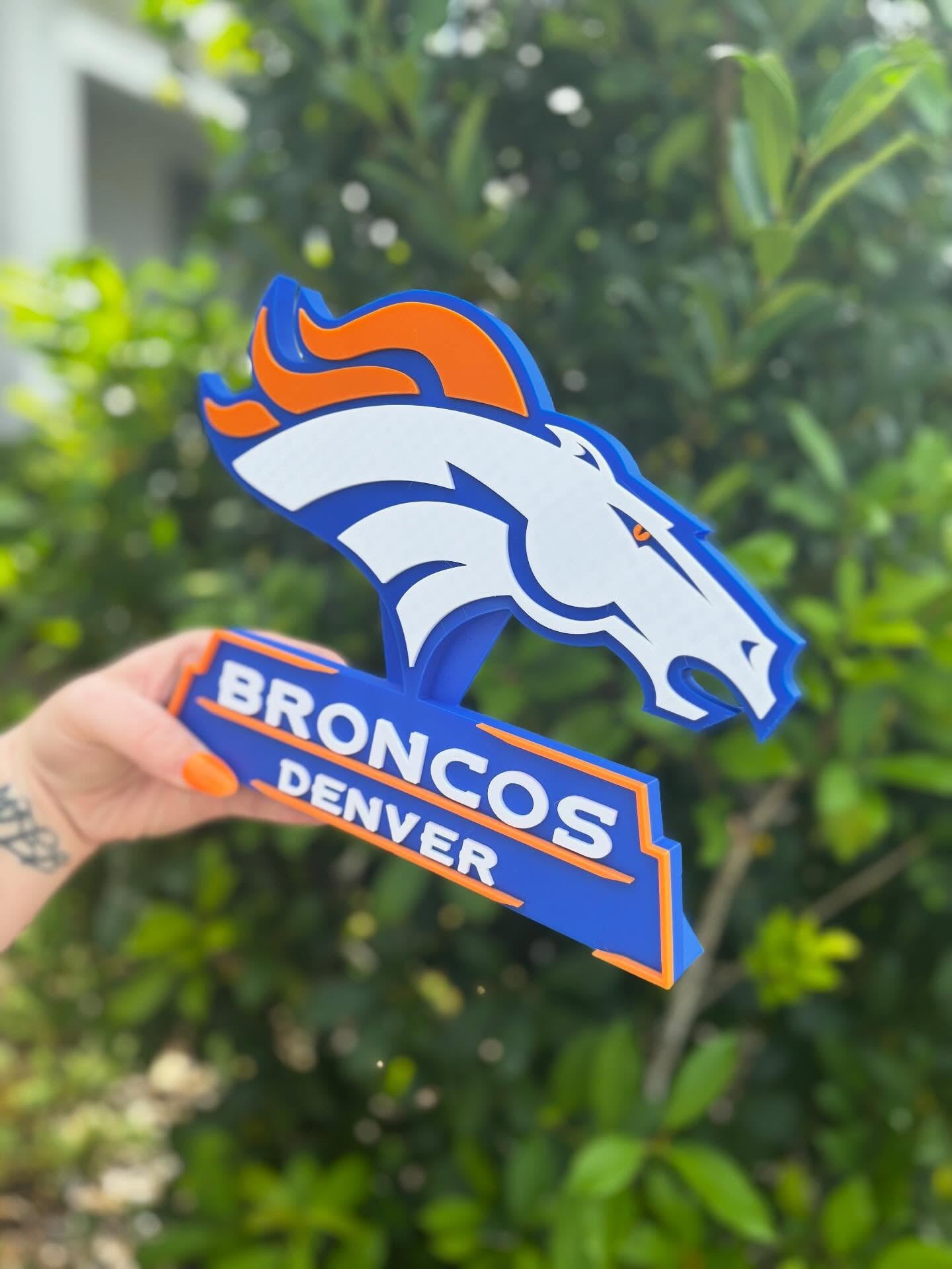 Denver Broncos Table/Desk Stand