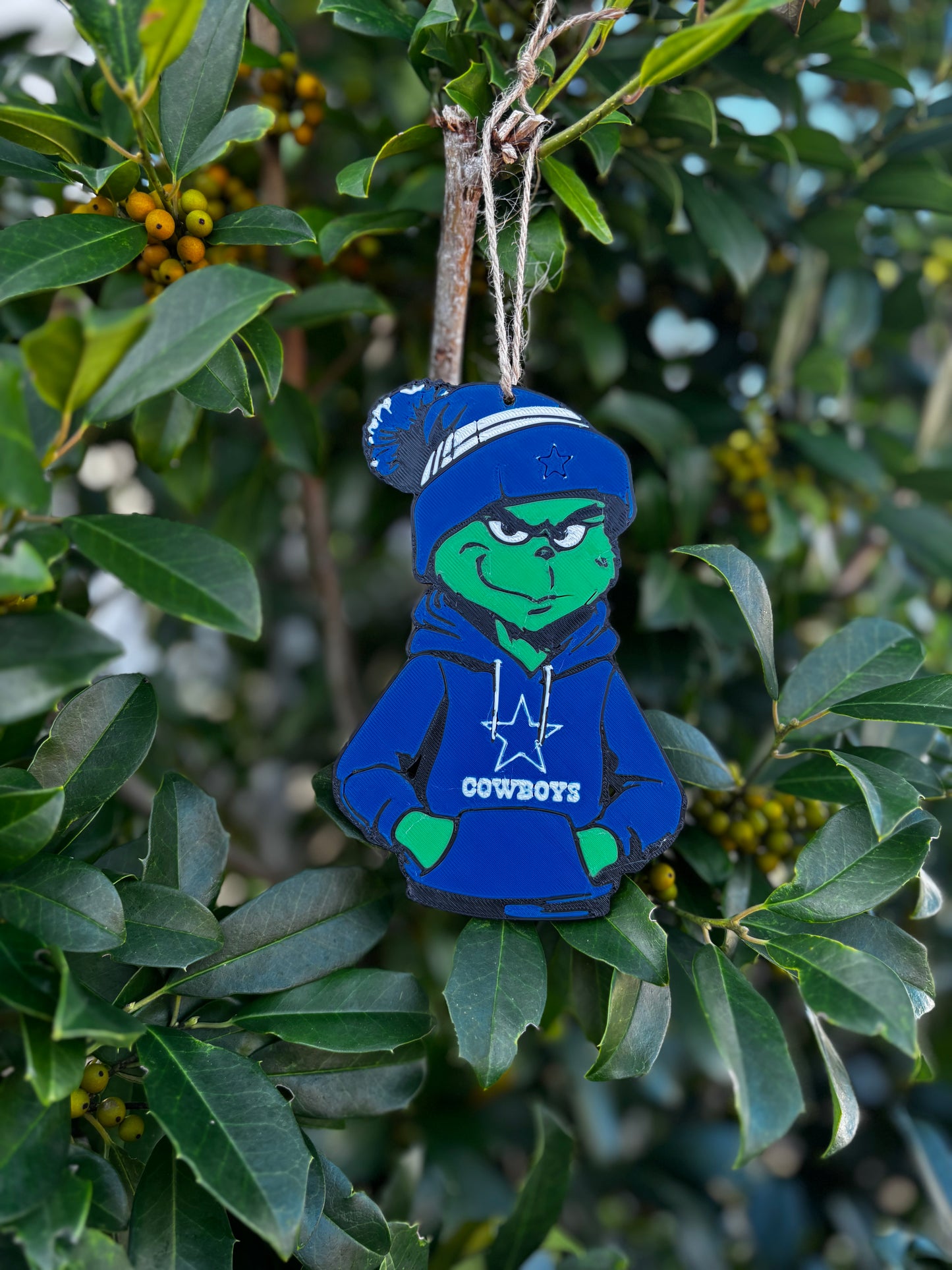 Dallas Cowboys Grinch Ornament