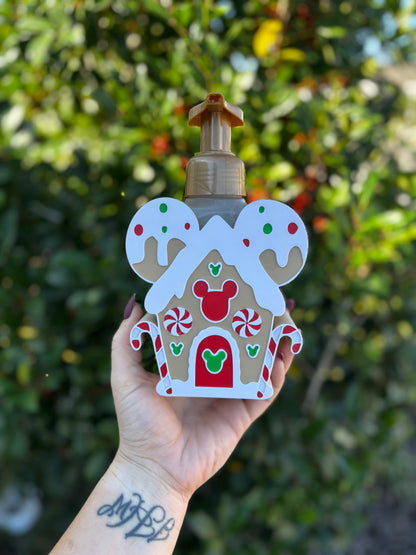Mouse Gingerbread House Bath & Body Works Soap Dispenser Holder
