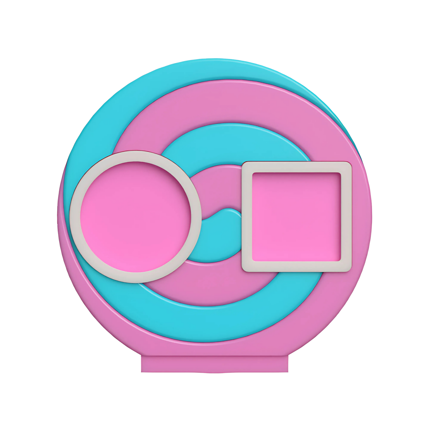 NFC Business Stand - Candy Swirl