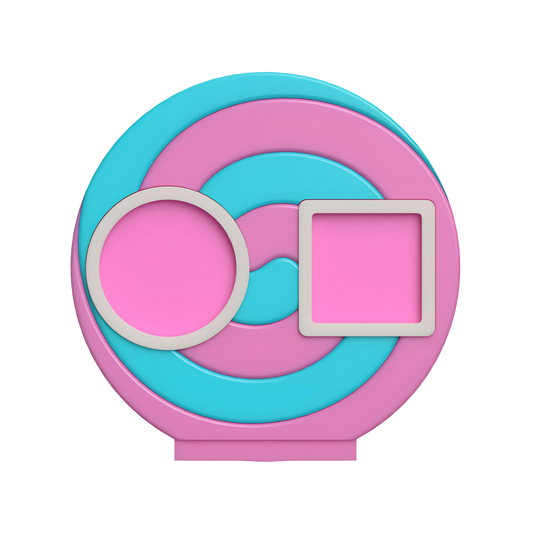 NFC Business Stand - Candy Swirl