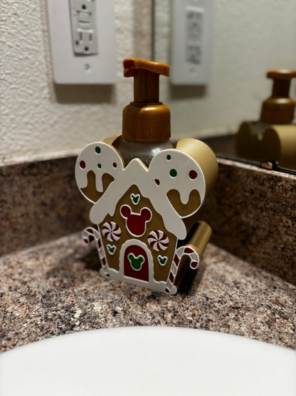 Mouse Gingerbread House Bath & Body Works Soap Dispenser Holder