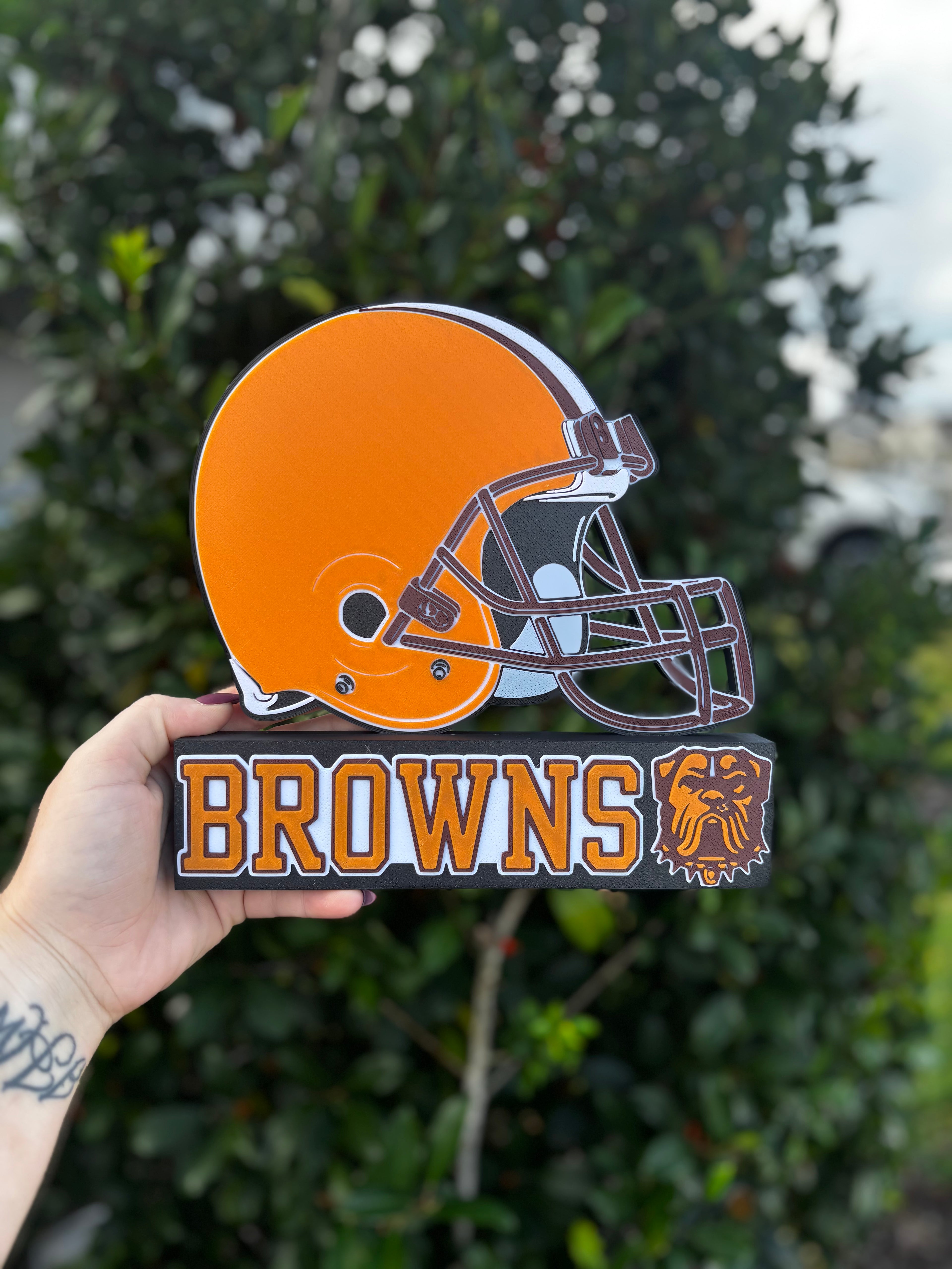 Cleveland Browns Desk/Table Stand