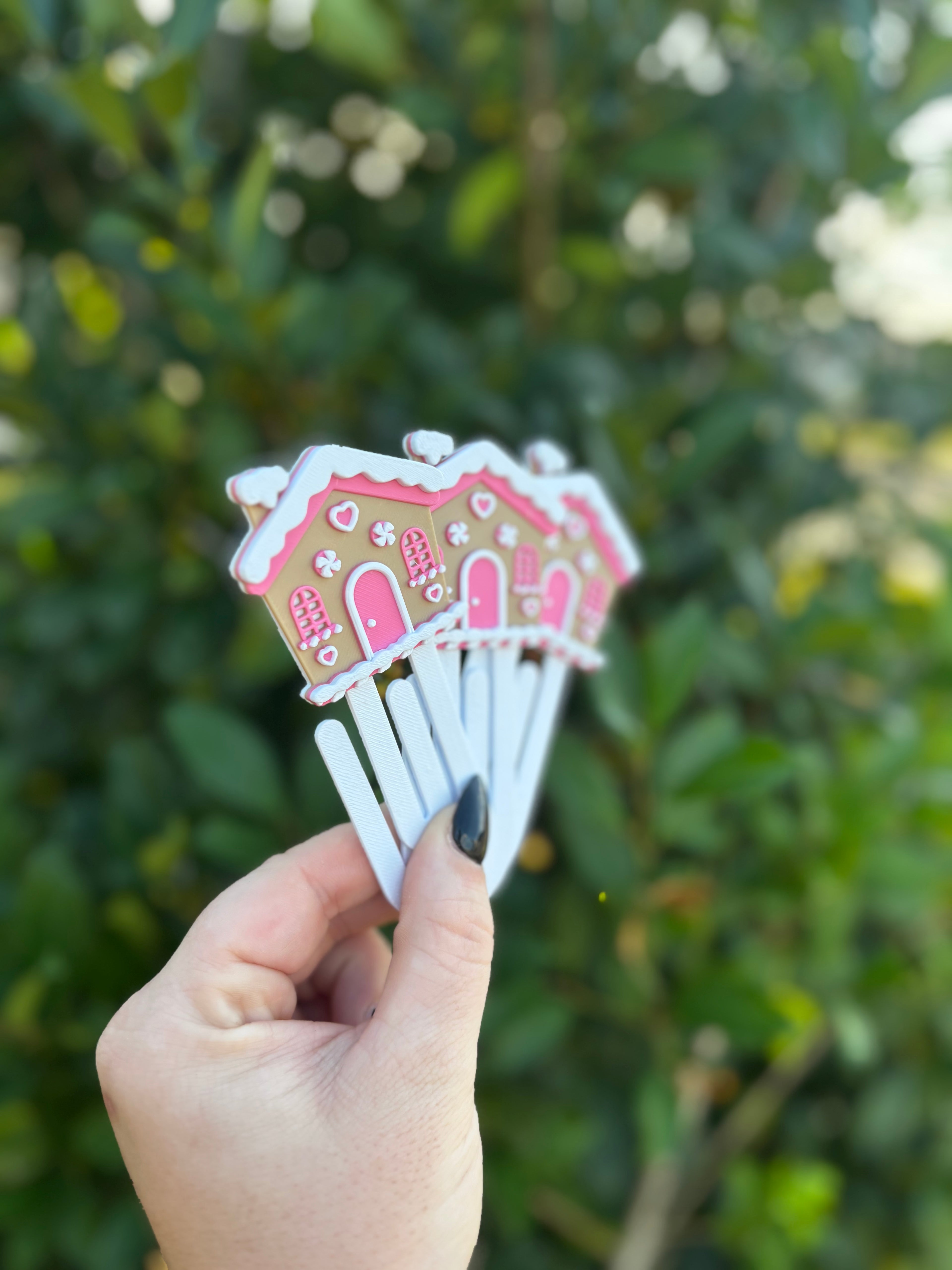 Christmas Gingerbread House Paperclips