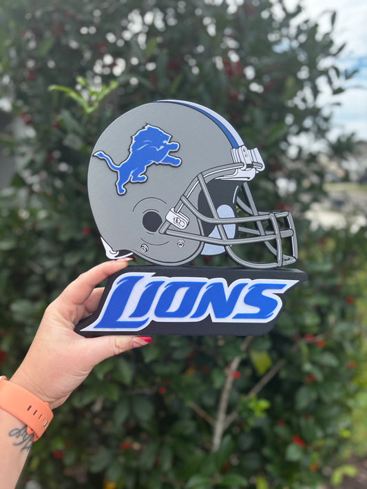 Detroit Lions Desk/Table Stand