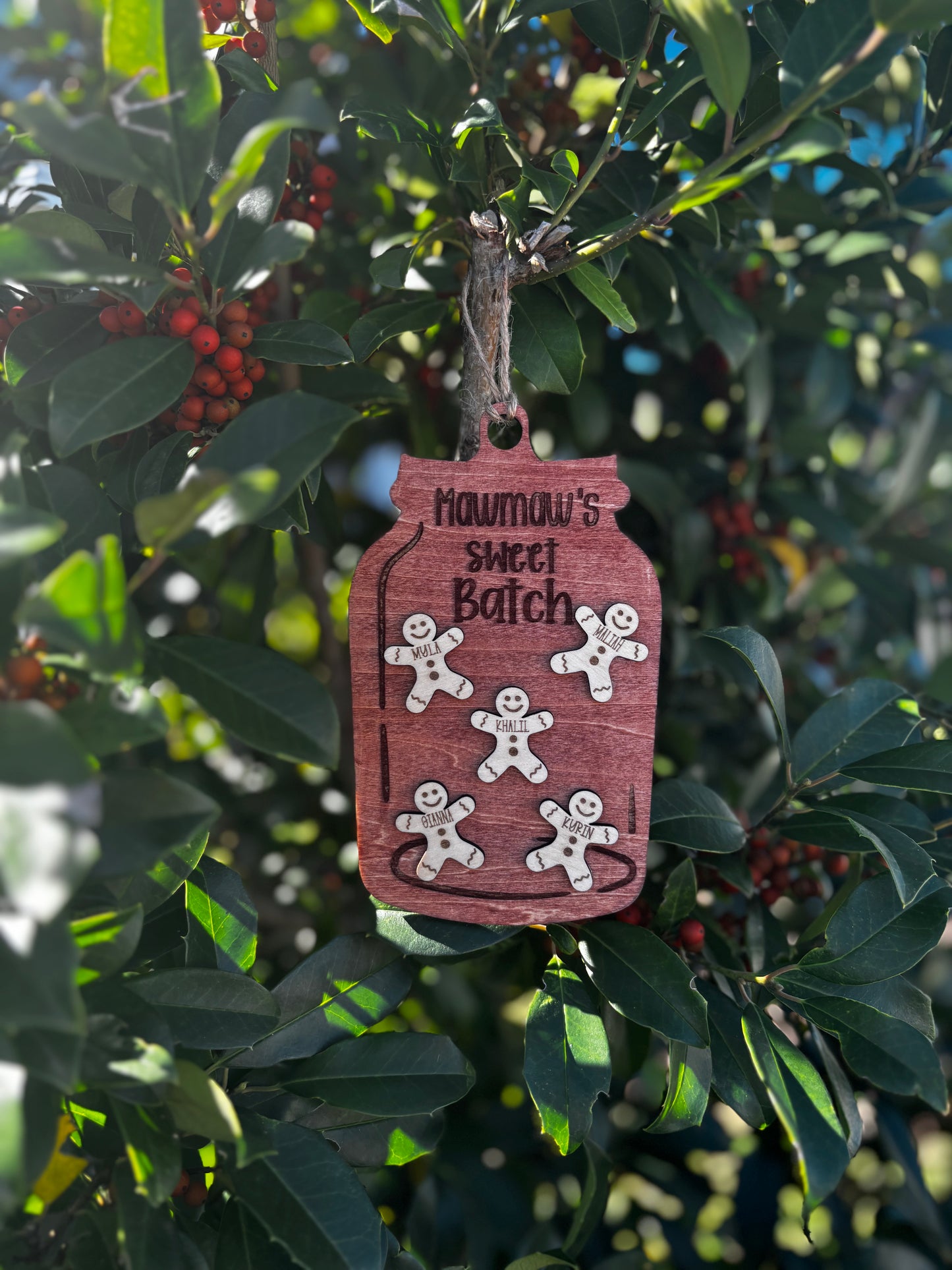 Grandchild Sweet Batch Ornament (Up to 8 Grandchildren)