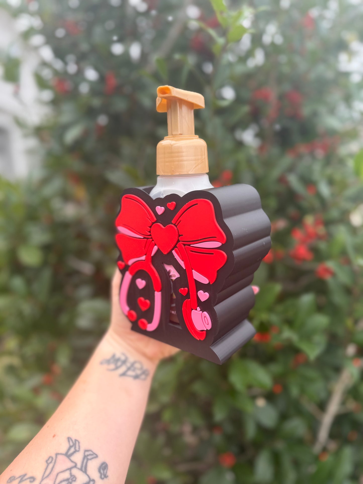 Valentine Nurse Soap Holder | Bath & Body Works Soap Holder | Nurse Gift | Valentine’s Day Bathroom Decor | Heart Stethoscope Soap Sleeve