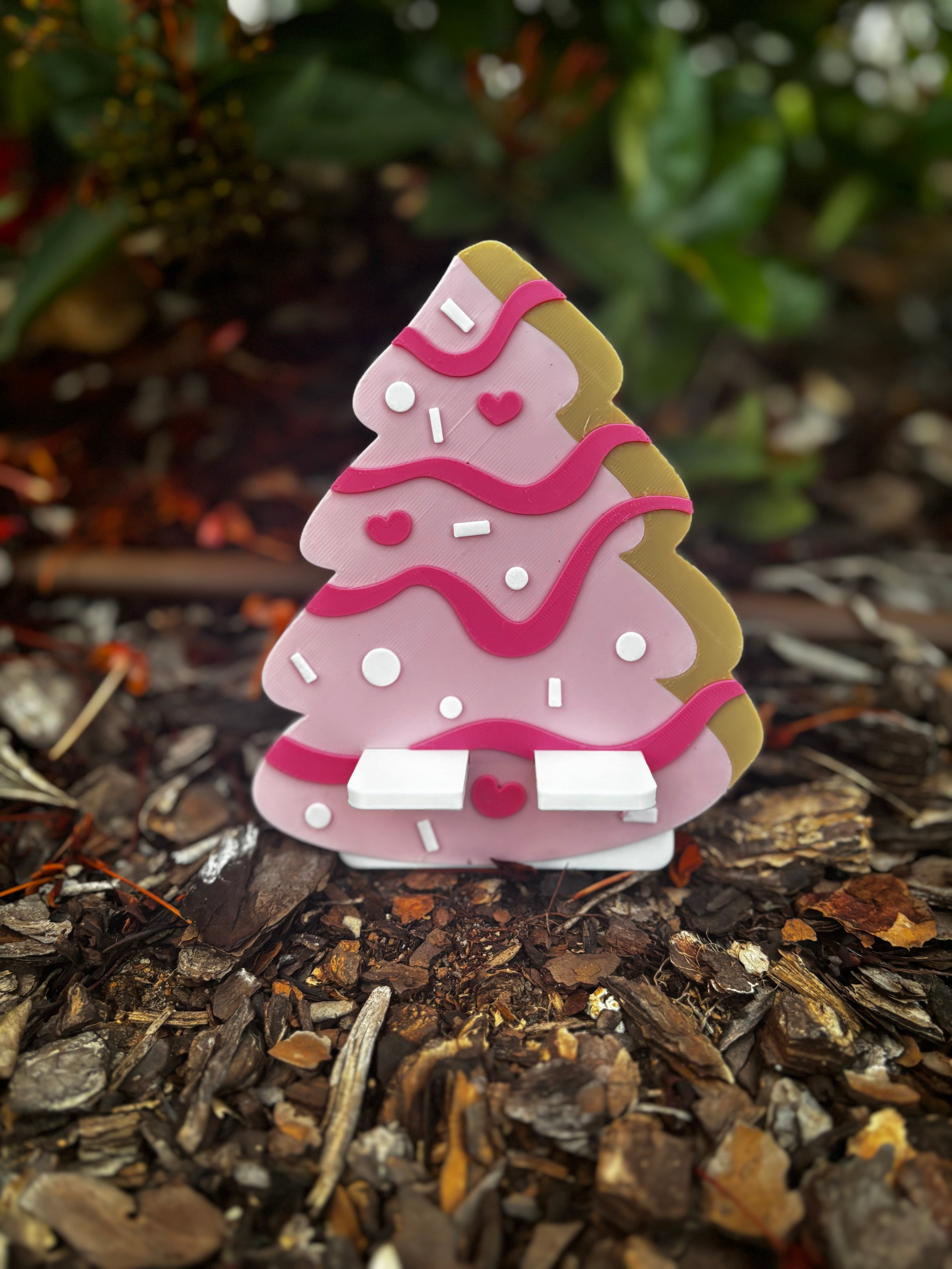 Christmas Cake Phone Holder