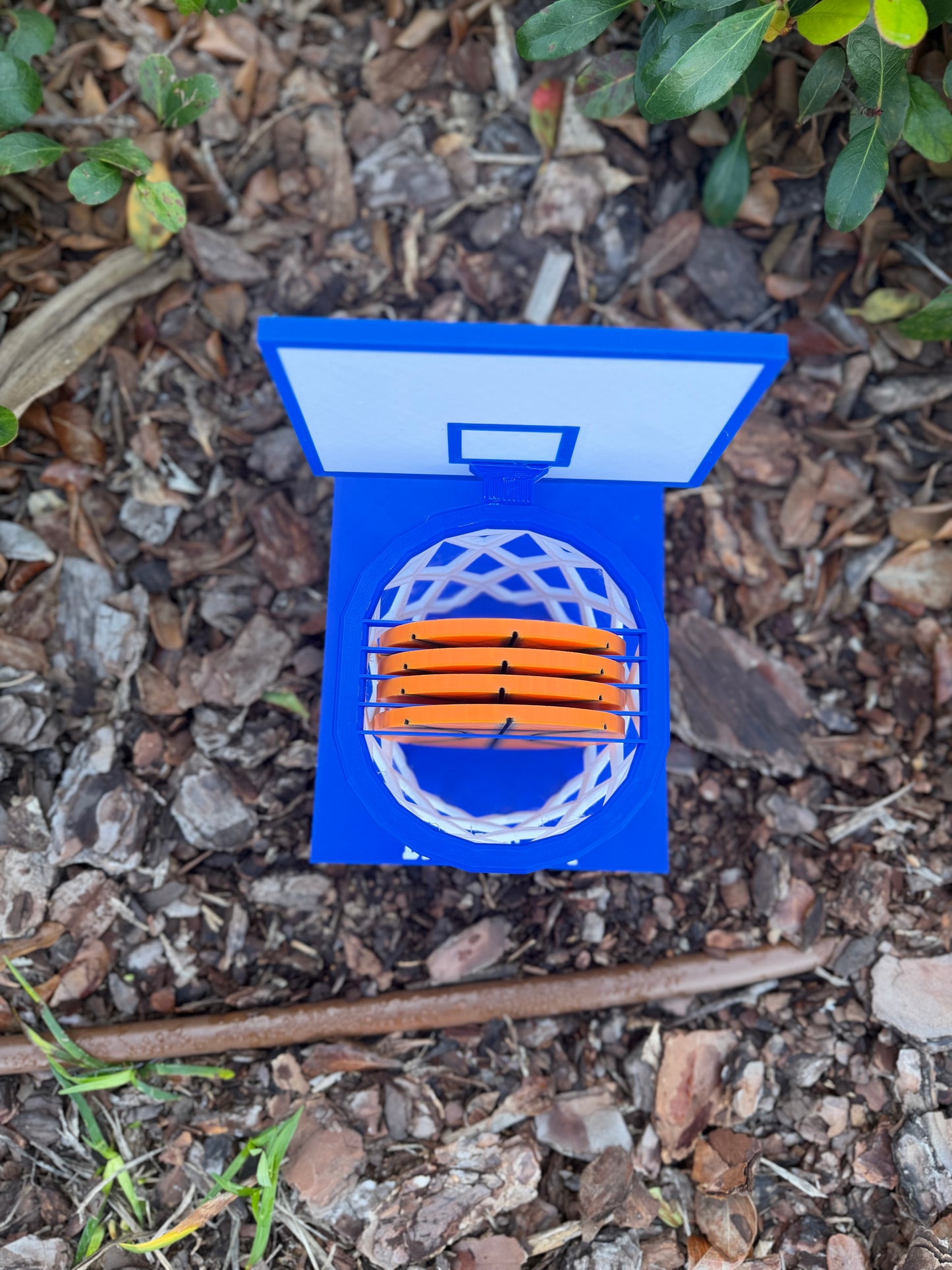 Personalized Basketball Coaster Set with Holder | Custom Name & Number | Sports Desk & Man Cave Decor | Basketball Gift