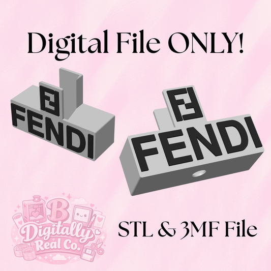Fendi Inspired Soap Holder STL | Designer Style Soap Dish 3D Print File | Luxury Bathroom Decor STL | Bath & Body Works Soap Holder | STL & 3MF File