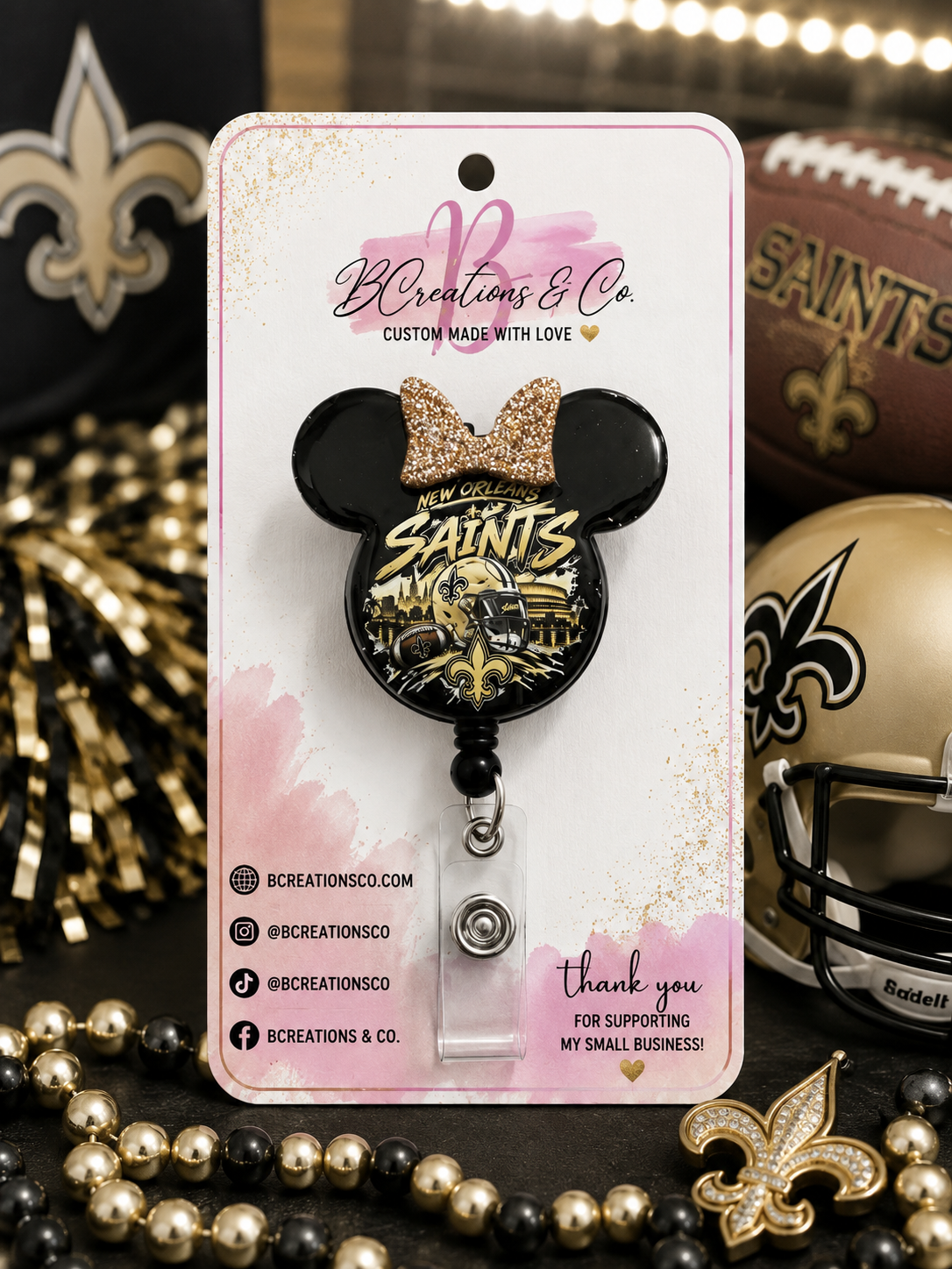 NFL Minnie Badge Reels