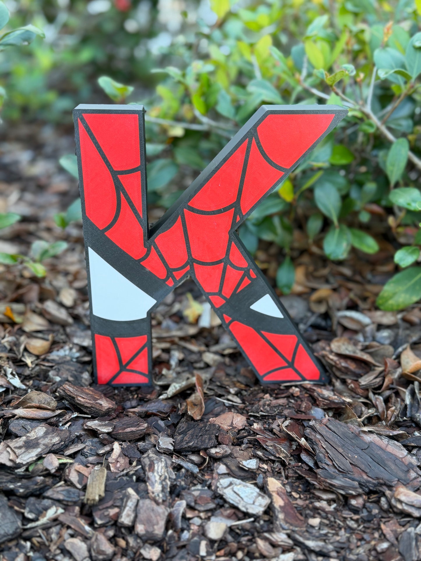 Spider-Man Inspired Block Letters | Superhero Name Decor | Kids Room Shelf Letters | Custom Name Sign | 3D Printed Decor