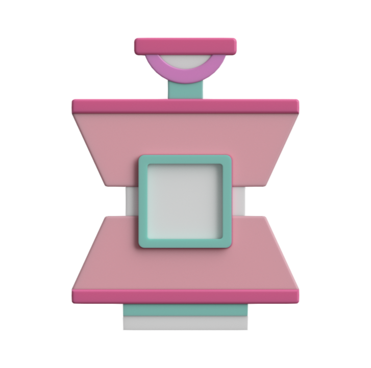 NFC Business Stand - Heat Press