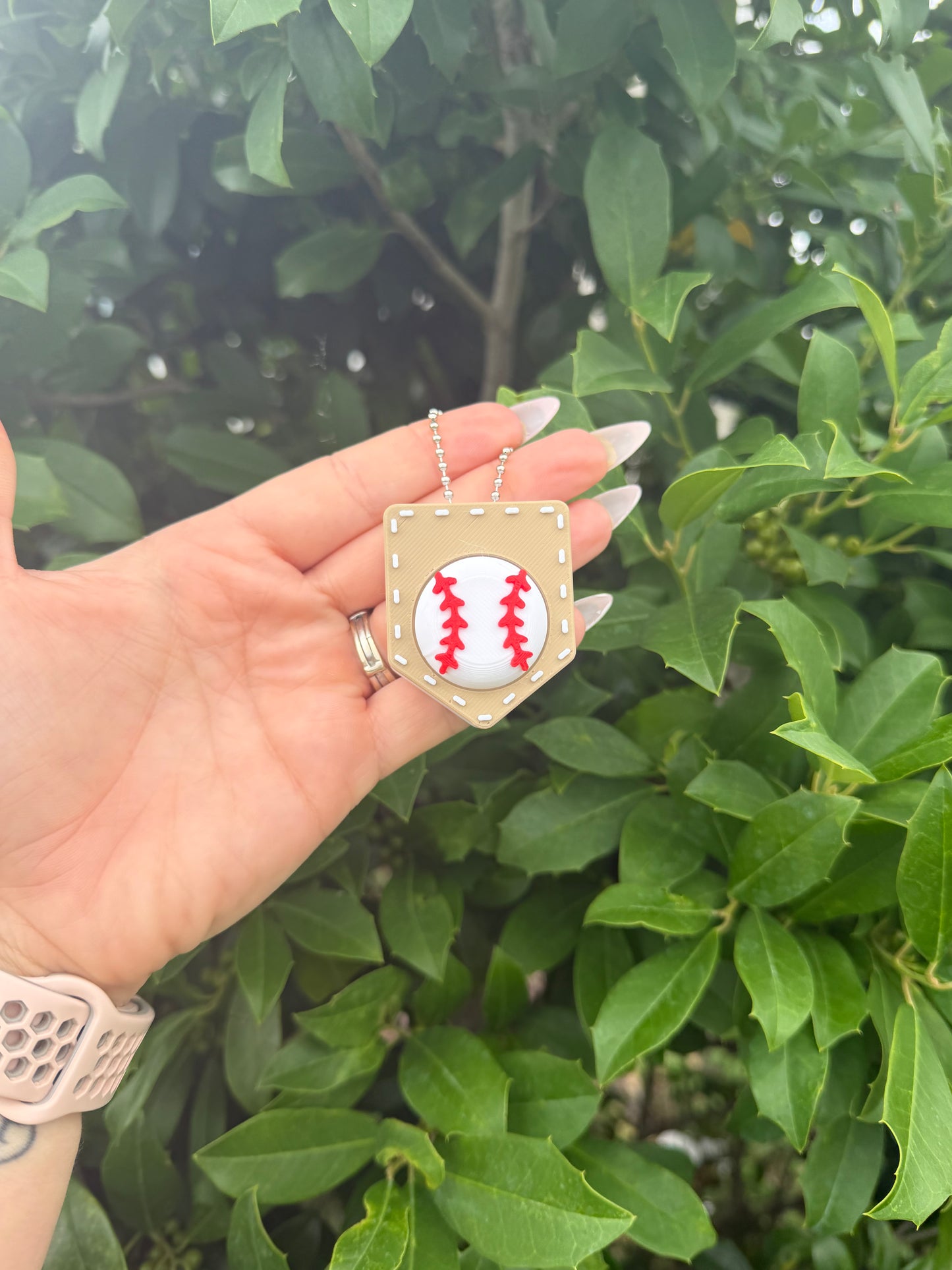 Baseball Home Plate Clicker | Baseball Mom Gift | Fidget Clicker Keychain | Baseball Coach Gift | Tournament Accessory