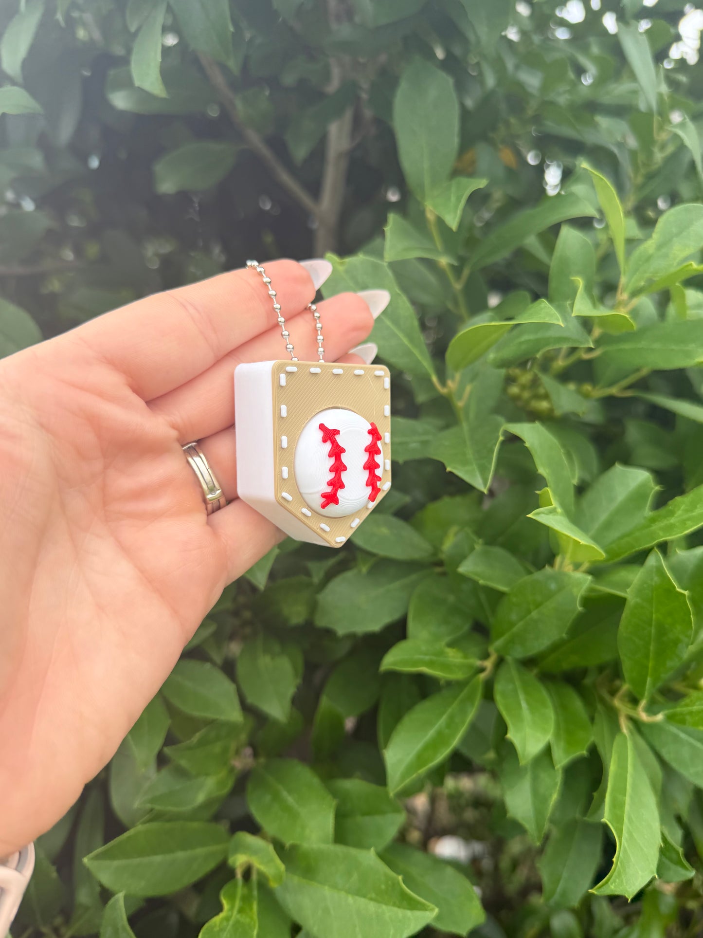 Baseball Home Plate Clicker | Baseball Mom Gift | Fidget Clicker Keychain | Baseball Coach Gift | Tournament Accessory