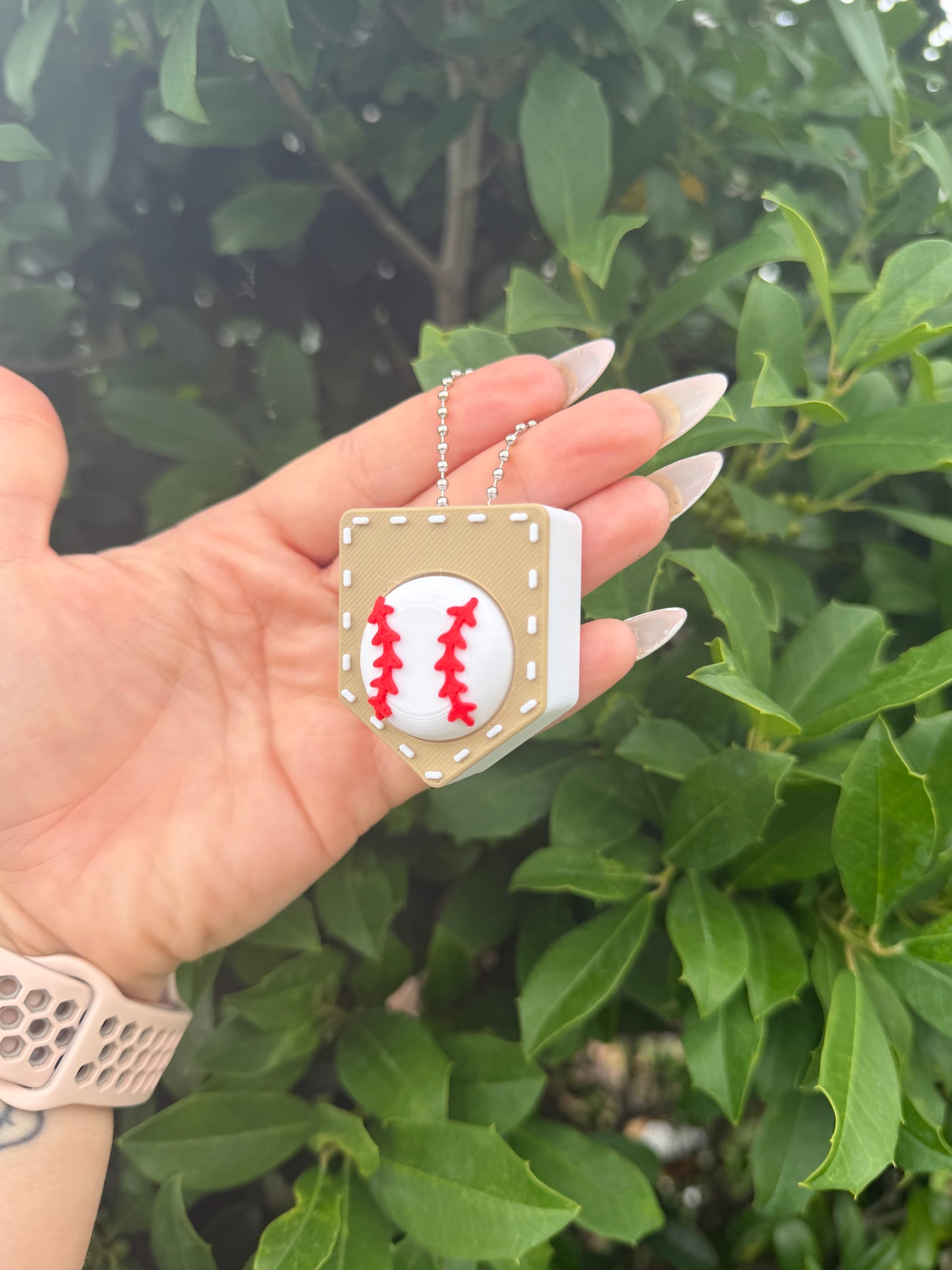 Baseball Home Plate Clicker | Baseball Mom Gift | Fidget Clicker Keychain | Baseball Coach Gift | Tournament Accessory
