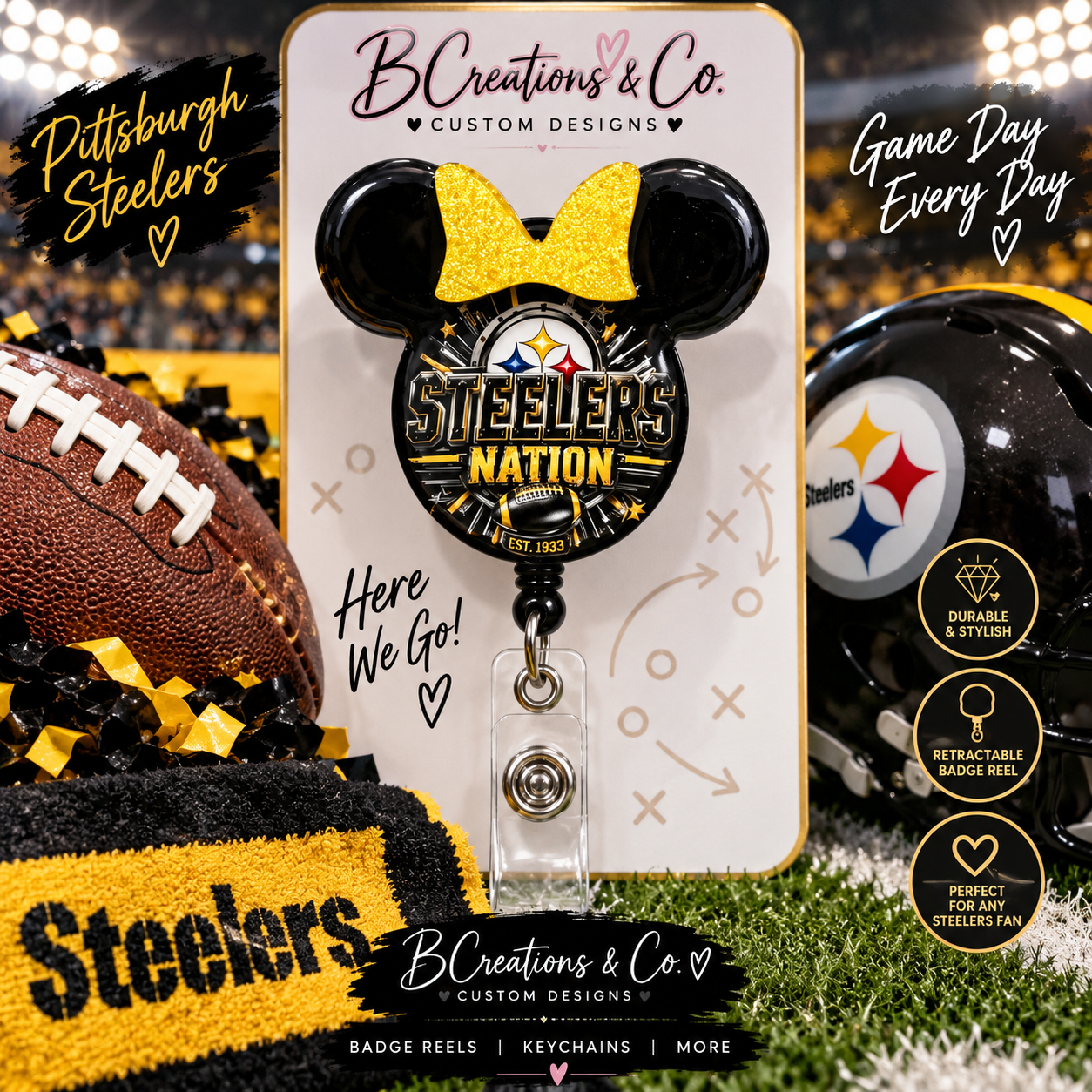 NFL Minnie Badge Reels