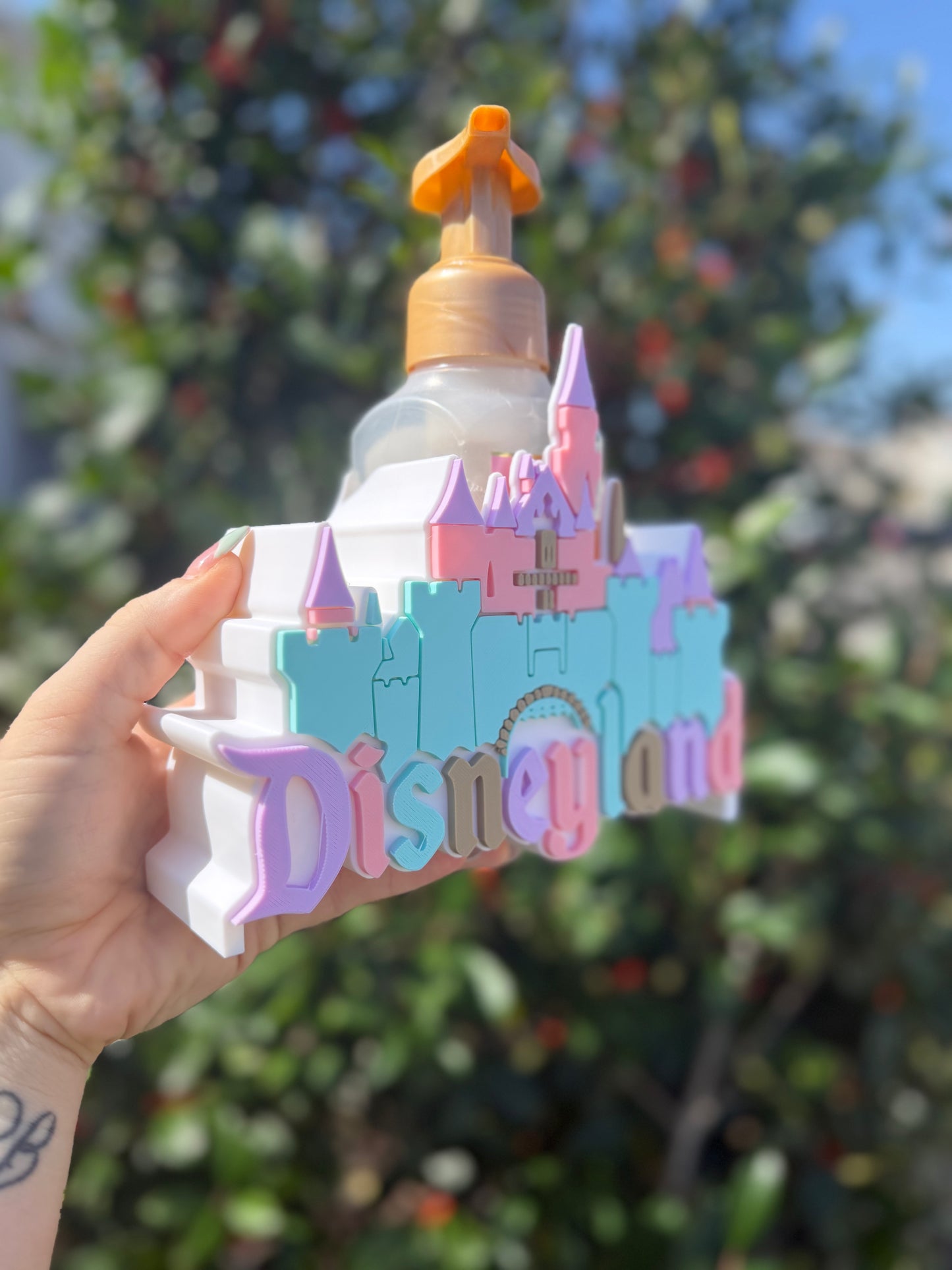 Disneyland Castle Soap Holder | Bath & Body Works Wall Mount | Theme Park Inspired Bathroom Decor | 3D Printed Soap Stand