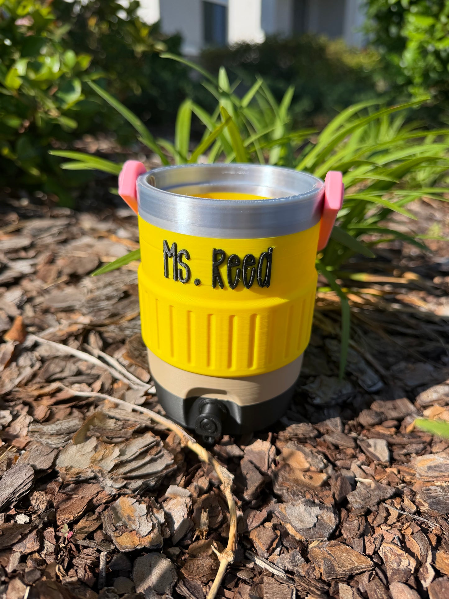 Teacher Appreciation Personalized Can Holder – Custom Teacher Gift – “Best Teacher Ever” Gift – End of Year Teacher Present