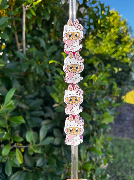 Kitty-Bubu Stanley Straw Topper