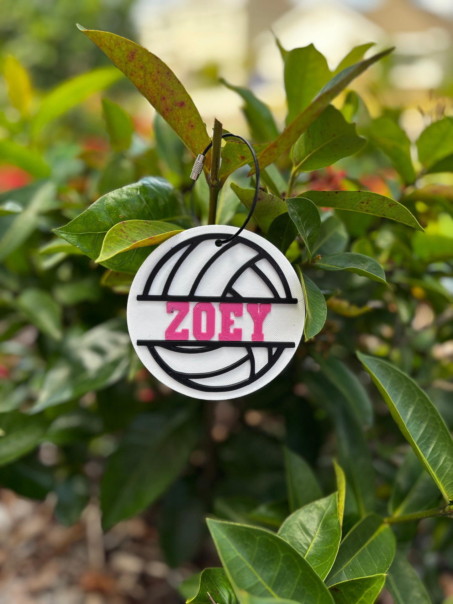 Volleyball Bag Tag Customized