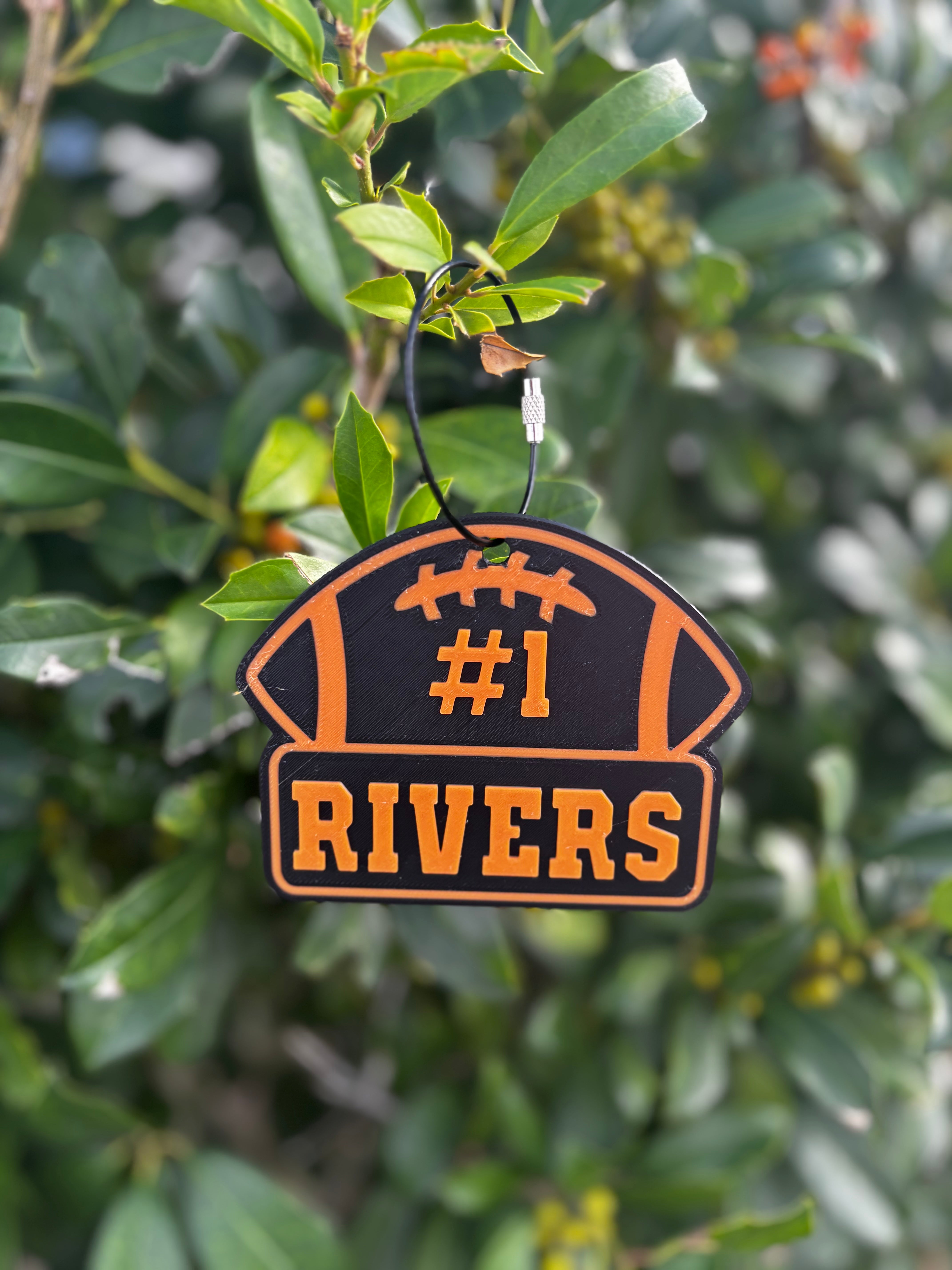 Football Bag Tag – BCreations & Co.