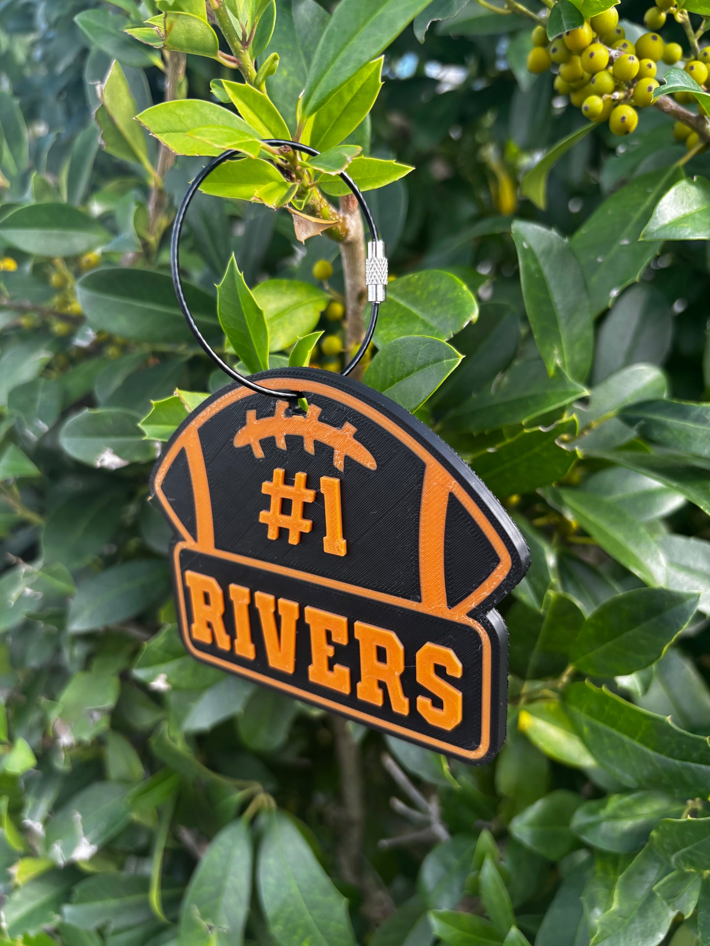 Football Bag Tag