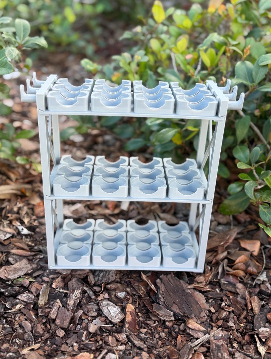 Bath & Body Works PocketBac Sanitizer Holder Organizer with Hooks | Hand Sanitizer Storage Rack | Bathroom, Entryway or Classroom Organizer