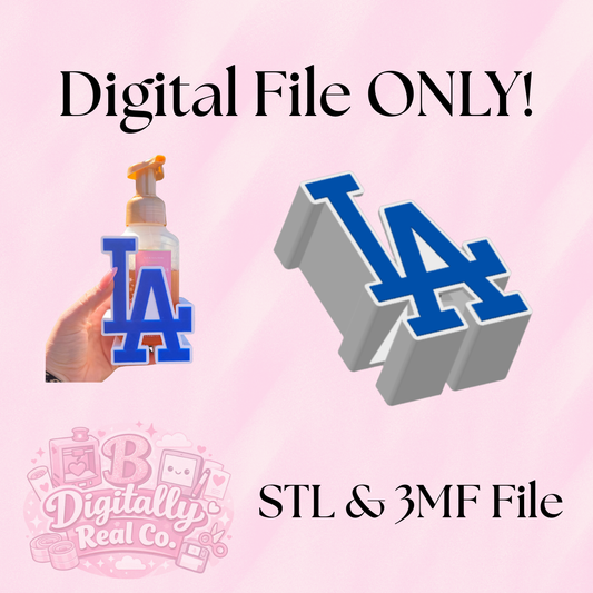 LA Dodgers Soap Holder – Digital File | STL & 3MF Download
