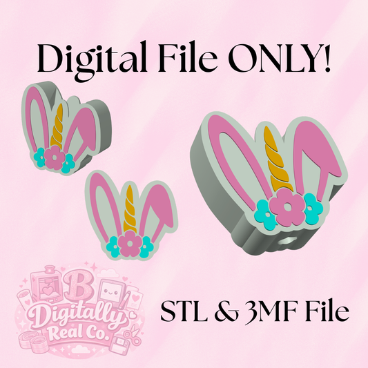 Easter Unicorn Soap Holder | STL & 3MF File | 3D Print Digital Download | Spring Bathroom Decor | Cute Unicorn Design