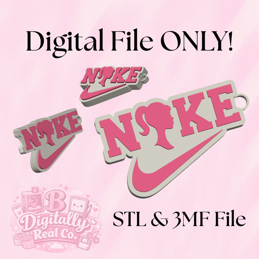 Barbie Inspired Nike Can Opener STL & 3MF File | Cute Pink Shoe Can Opener | 3D Print File | Digital Download | Commercial Use Allowed